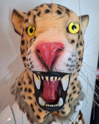 Maschera Leopardo / Ghepardo in Lattice Carnevale