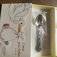 Cucchiaino in argento Greggio “L’Ora più bella” –