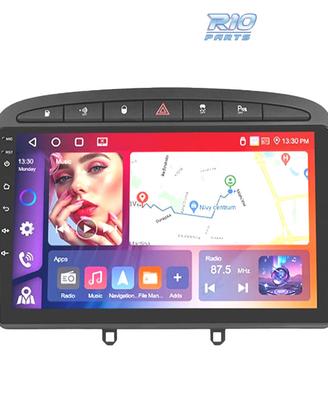 RADIO GPS 9'' ANDROID 13 PEUGEOT 308 / 408 07-15 4