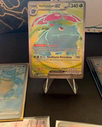 Carta pokemon Venusaur ex 182/165 del set 151