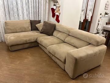 Divano angolare 3 posti con  chaise-longue