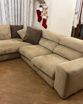 Divano angolare 3 posti con  chaise-longue