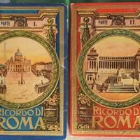 Nr. 2 Foto Album ricordo PIEGHEVOLI Roma Vol.1+2