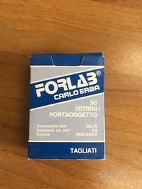 vetrini portaoggetto microscopio