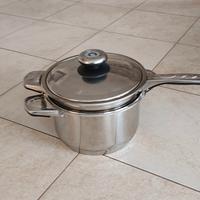 Set pentole in acciaio per induzione 