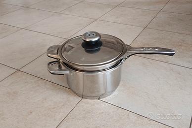 Set pentole in acciaio per induzione 