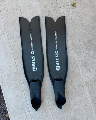 Pinne in carbonio apnea Mares 41 42 Mares