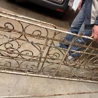 Culla/lettino antico in ferro battuto