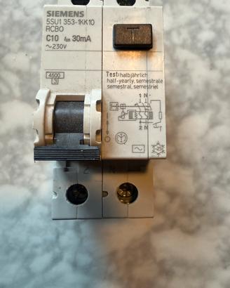 Differenziale siemens C10 - 2 poli