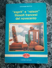 Libro Esprit E Raison Filosofi Francesi Del 900