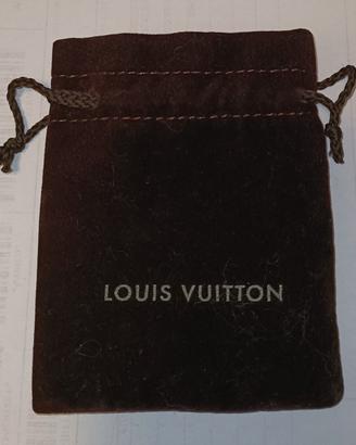 Sacchetto porta gioielli in velluto Louis Vuitton 