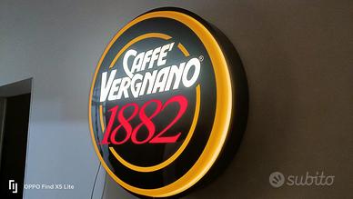 Insegna Luminosa Caffè Vergnano 1882 – Autentico