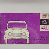 Manuale uso e manutenzione  Renault R3 R4 R4L