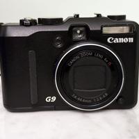 Canon G9 con accessori