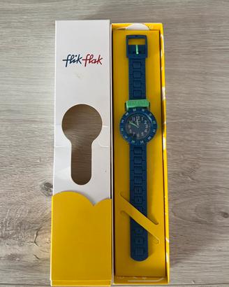 Orologio swatch flik flak dark blue