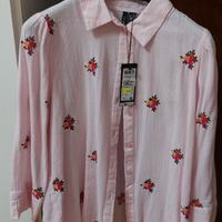 Camicia donna rosa