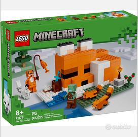 Lego 21178 il capanno della volpe Minecraft 
