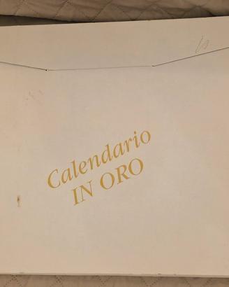 Calendario in oro