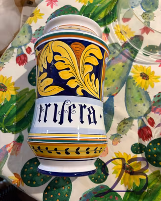 Vaso ceramica Faentina Liverani e spadoni