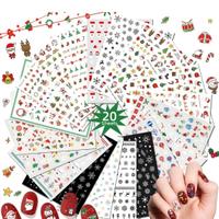 adesivi unghie a tema Natale