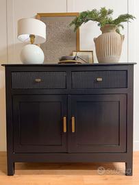 Credenza in Pino Massello Restaurata