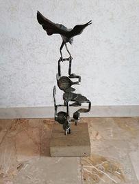 elemento d'arredo in ferro battuto