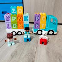 Camion lego duplo alfabeto