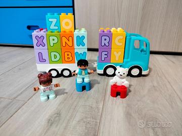 Camion lego duplo alfabeto