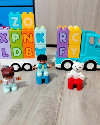 Camion lego duplo alfabeto