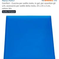 gel per sella moto