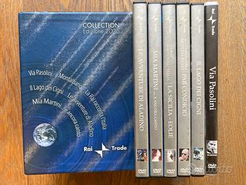 COFANETTO 6 DVD RAI TRADE 2006 Montalbano Pasolini