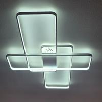 Plafoniera LED 140cm moderna 115W con telecomando