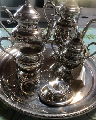 Servizio tè e caffè Silver Style con certificato