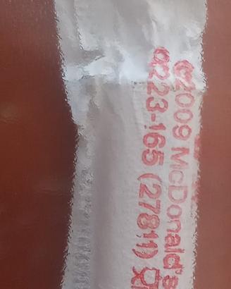 Cannuccia McDonald's da collezione anno 2009