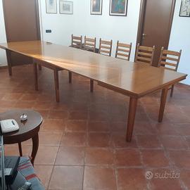 Tavolo cucina maddaloni con sei sedie 