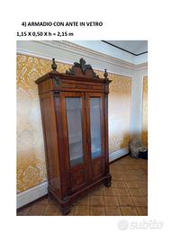 Armadio con ante in vetro