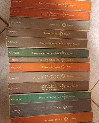 Lotto Libri Classici Garzanti - Collezione Vintage