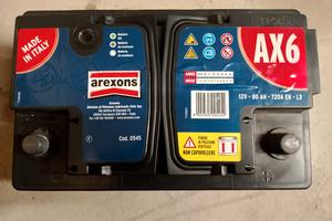 batteria auto 80 AH 12 V arexons