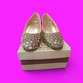 Scarpe donna Bruno Magli originali con pailettese