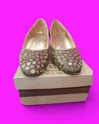 Scarpe donna Bruno Magli originali con pailettese