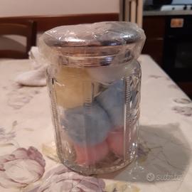 Contenitore vetro e coperchio Sheffield  per bagno