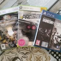 Giochi per xbox 360 e PlayStation 4