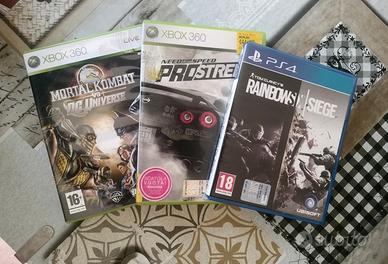 Giochi per xbox 360 e PlayStation 4