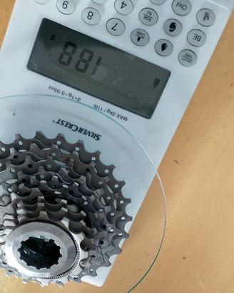 shimano dura ace pignoni cassetta 7800 10v titanio