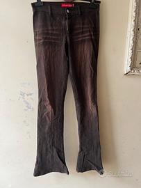 Pantalone cotone/velluto zampa vintage