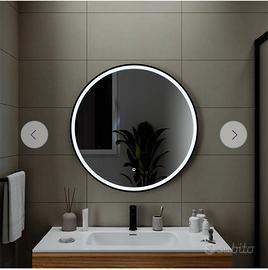 Specchio led tondo con led