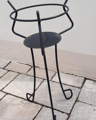portavaso in ferro