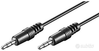 Cavo audio jack 3.5 mm - 1 metro - aux stereo