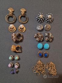 orecchini vintage 60/80