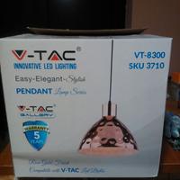 LAMPADARIO V-TAC VT-8300 IN METALLO CROMATO